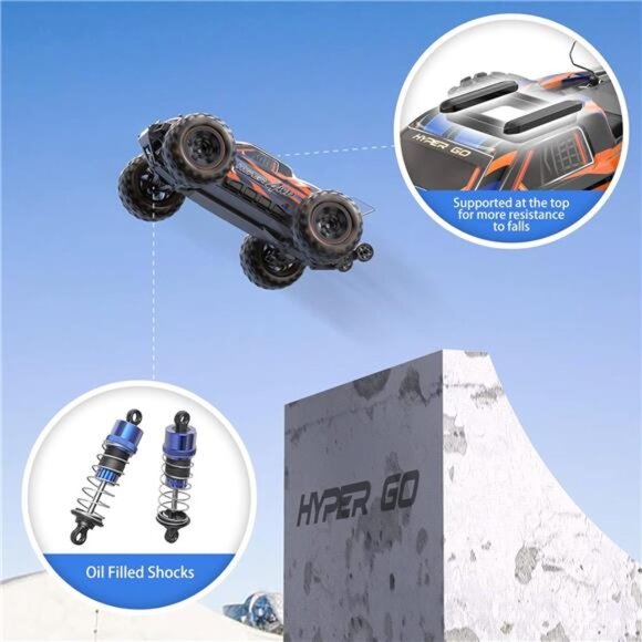1:16 Scale Ready to Run Fast Remote Control Car,High Speed Jump RC Monster Truck - Picture 3 of 7
